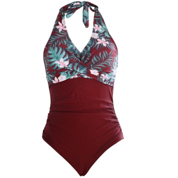 You Di An One Piece Swimsuit Plus Size 4XL Tummy Control Adjustable Straps NWT - Picture 3 of 8